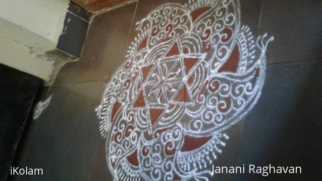 Rangoli: My sister's kolam- (Shobana's kolams)