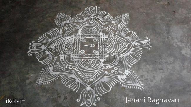 Rangoli: My sister's kolam- (Shobana's kolams)