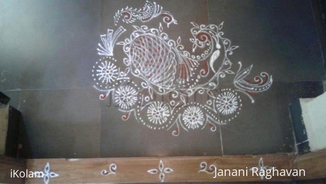 Rangoli: My sister's kolam- (Shobana's kolams)