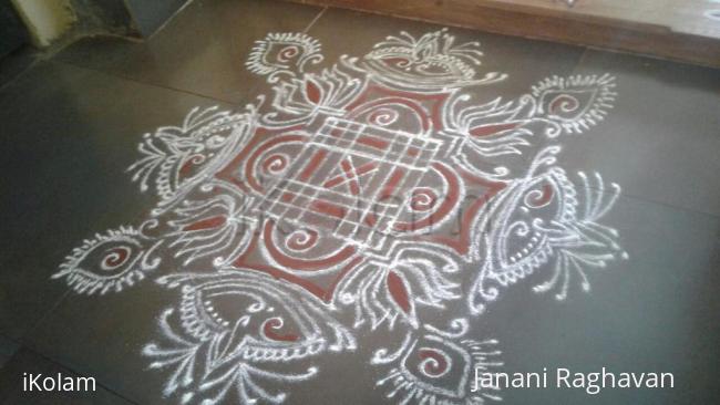 Rangoli: My sister's kolam- (Shobana's kolams)