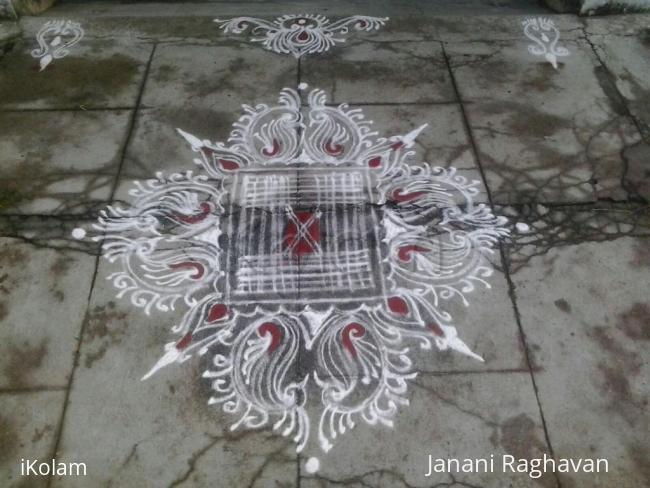 Rangoli: My sister's kolam- (Shobana's kolams)