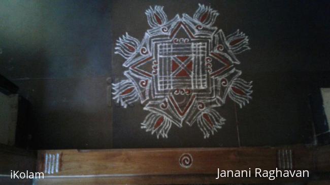 Rangoli: My sister's kolam- (Shobana's kolams)