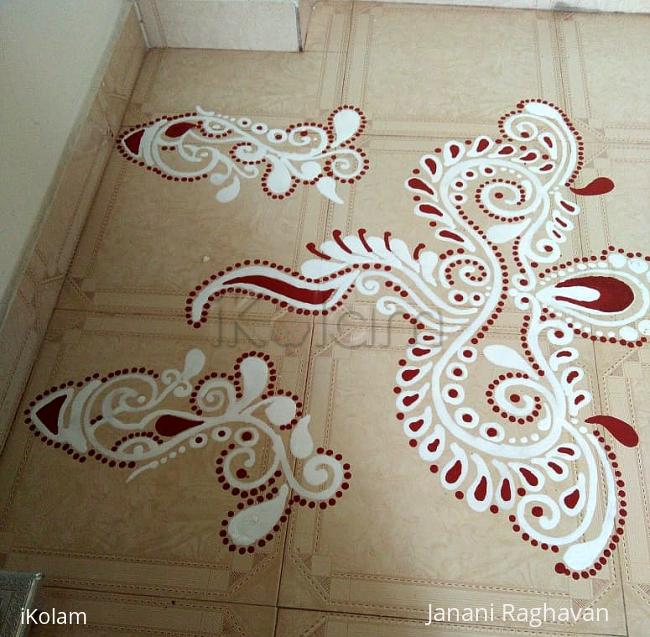 Rangoli: My sister's kolam- (Shobana's kolams)