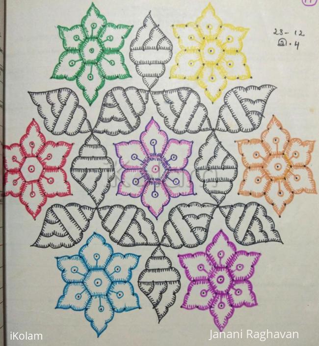 Rangoli: Kolam Notebook Kolams- 10