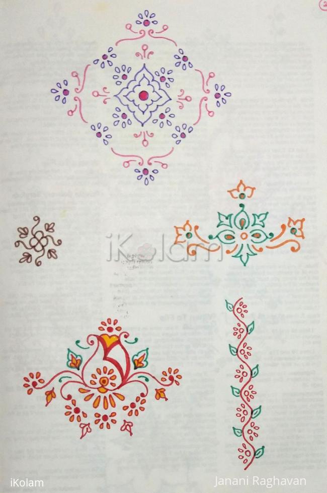 Rangoli: Kolam Notebook Kolams- 113