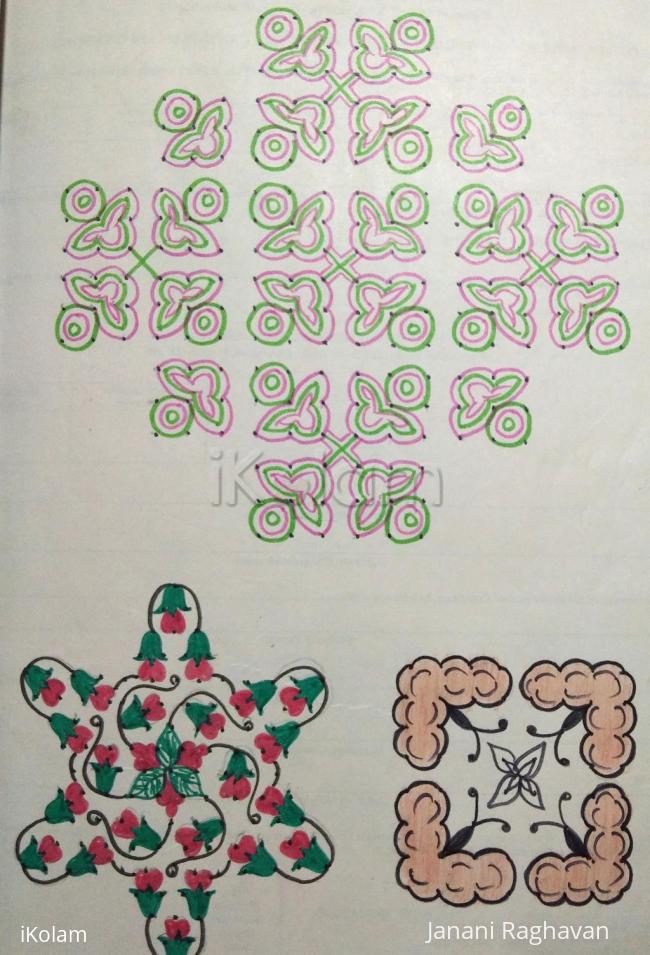 Rangoli: Kolam Notebook Kolams- 14