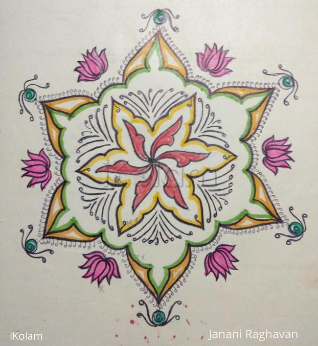 Rangoli: Kolam Notebook Kolams- 17