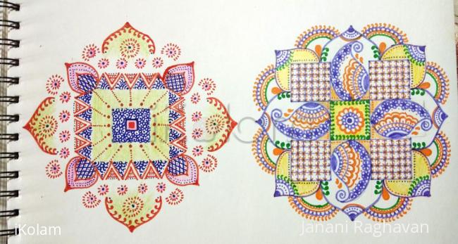 Rangoli: Kolam-notebook Kolams