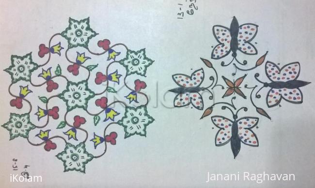 Rangoli: Kolam Notebook Kolams- 36