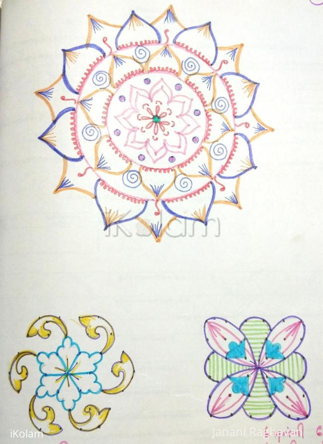 Rangoli: Kolam Notebook Kolams- 95