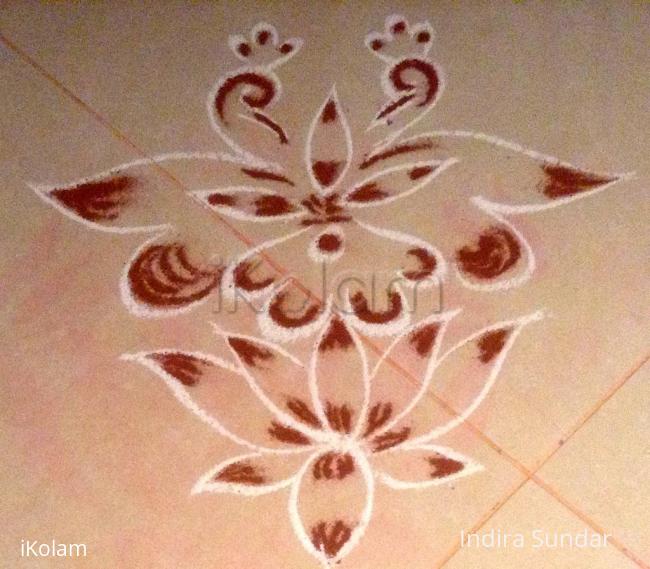 Rangoli: Simple kolam