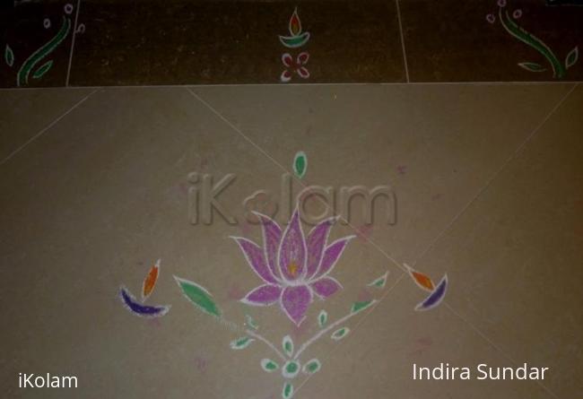 Rangoli: Lotus Rangoli