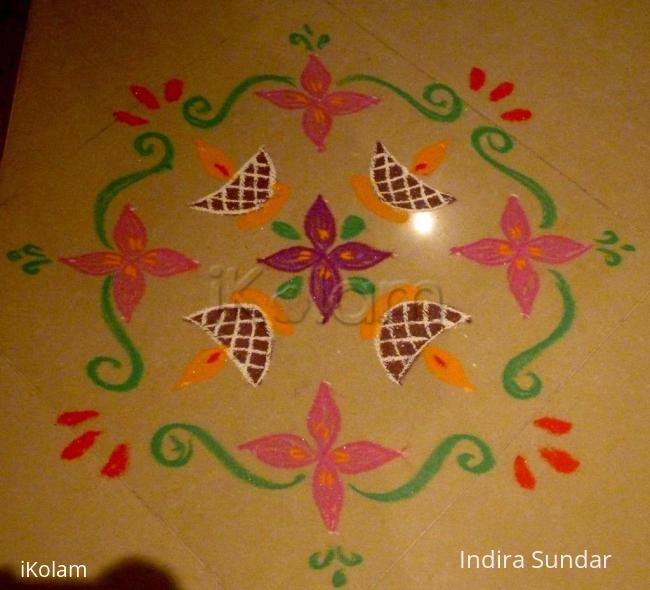 Rangoli: Karthigai Deepam 3