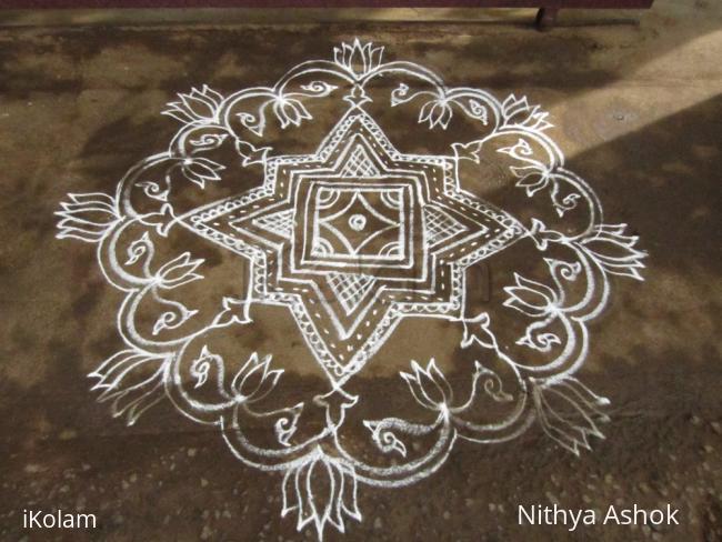 Rangoli: Usual kolam