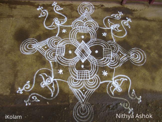 Rangoli: Free hand kolam