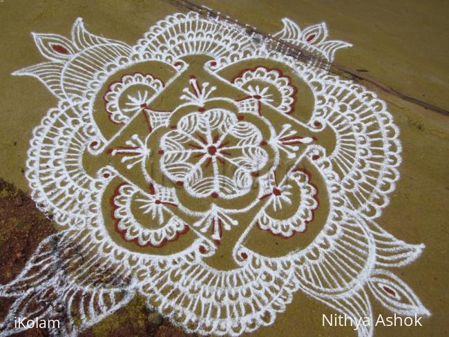 Rangoli: Deepam Day kolam