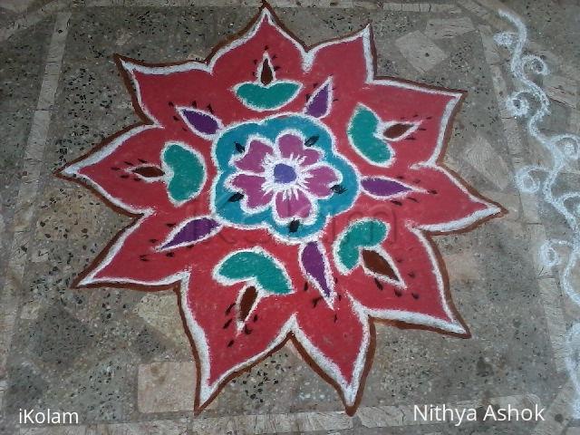 Rangoli: Karthigai Kolam