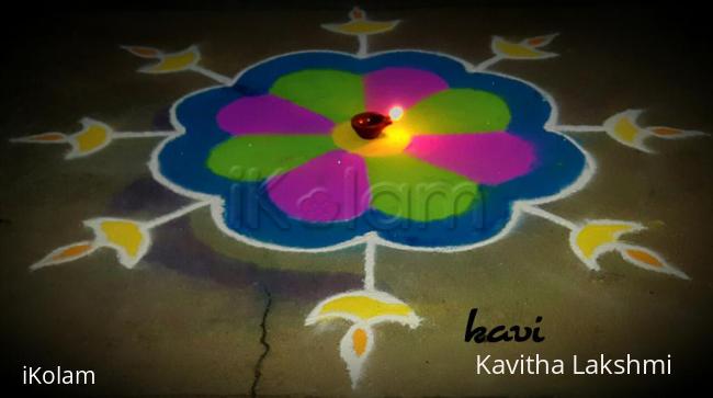 Rangoli: Diyas rangoli