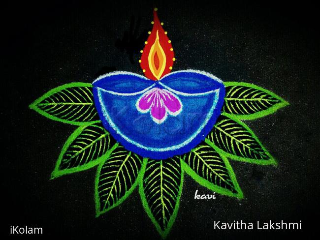 Rangoli: Karthigai deepam