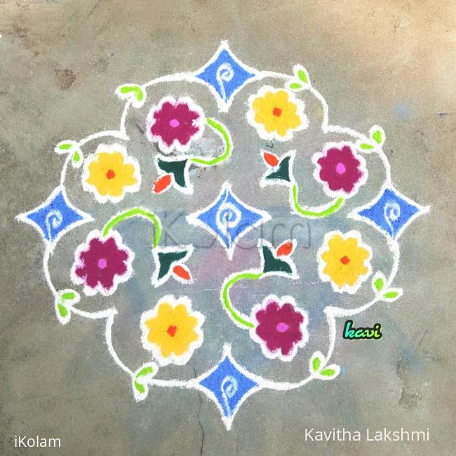 Rangoli: Marghazhi Day 3 kolam 