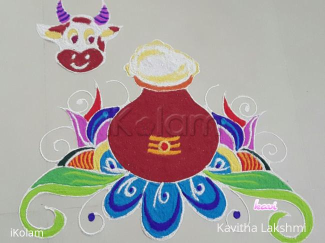 Rangoli: 2018 maatu pongal kolam