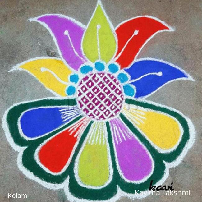 Rangoli: Bright rangoli