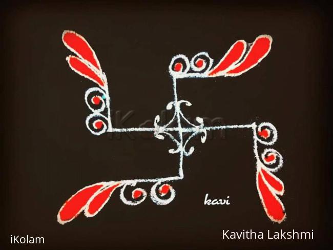 Rangoli: Swasthik kolam