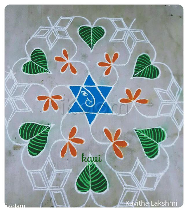 Rangoli: Lord Ganesh 