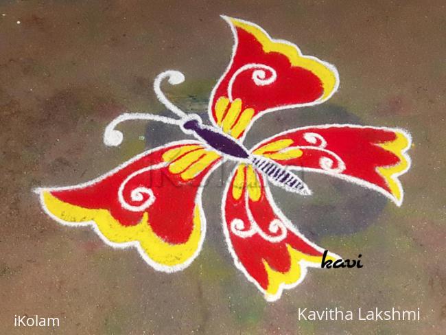 Rangoli: Bright Butterfly 