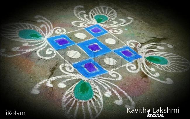 Rangoli: Simple rangoli design