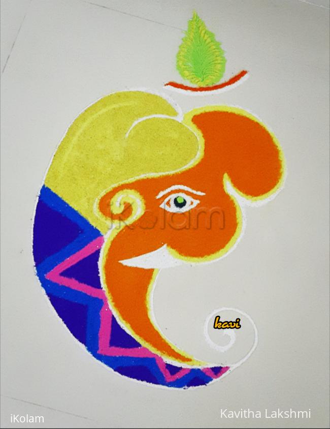 Rangoli: Lord Ganesh 