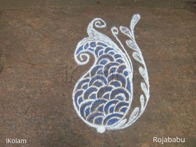 Rangoli: paisley