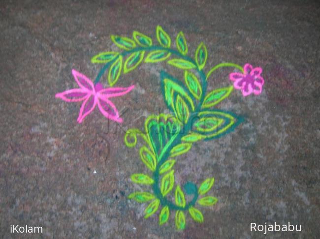 Rangoli: friday rangoli