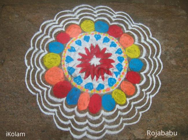 Rangoli: panguni uthiram rangoli