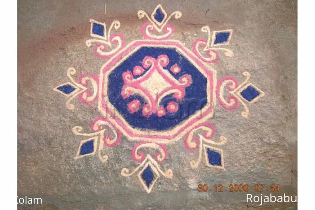 Rangoli: free hand rangoli