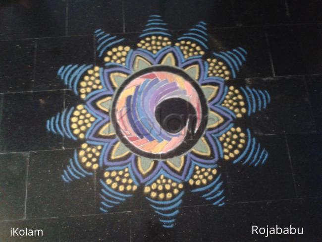 Rangoli: freehand rangoli