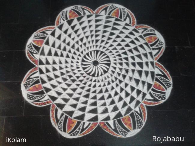 Rangoli: free hand rangoli