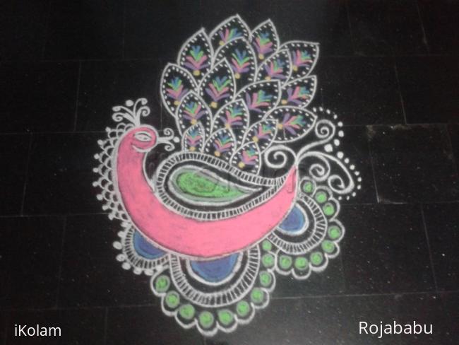 Rangoli: Margali kolam 4