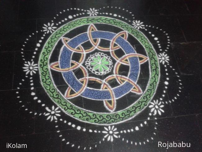 Rangoli: free hand rangoli