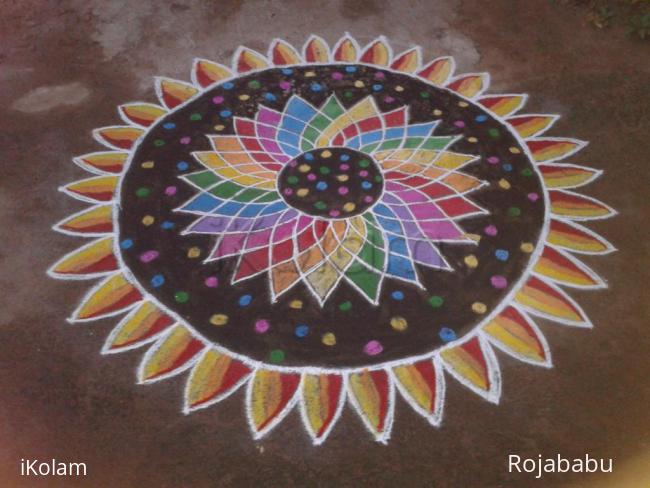 Rangoli: Pongal kolam 2017