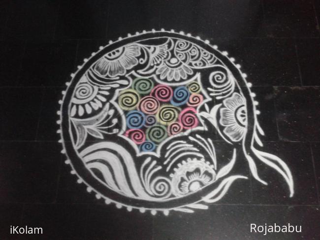 Rangoli: today's kolam