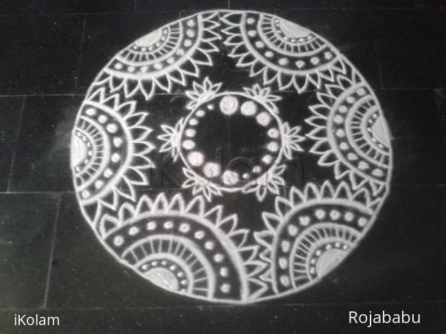 Rangoli: free hand rangoli