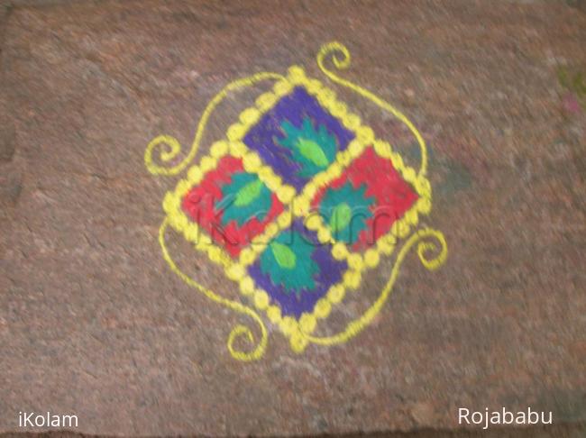 Rangoli: freehand rangoli