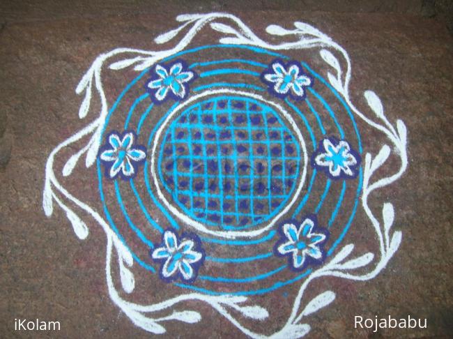 Rangoli: freehand rangoli