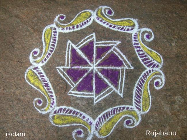 Rangoli: sunday kolam