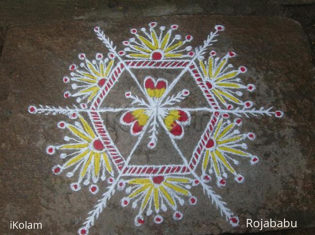 Rangoli: friday rangoli 5