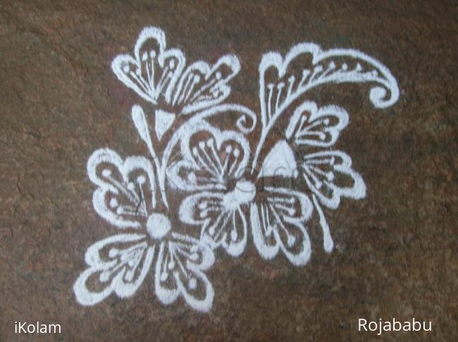 Rangoli: friday white