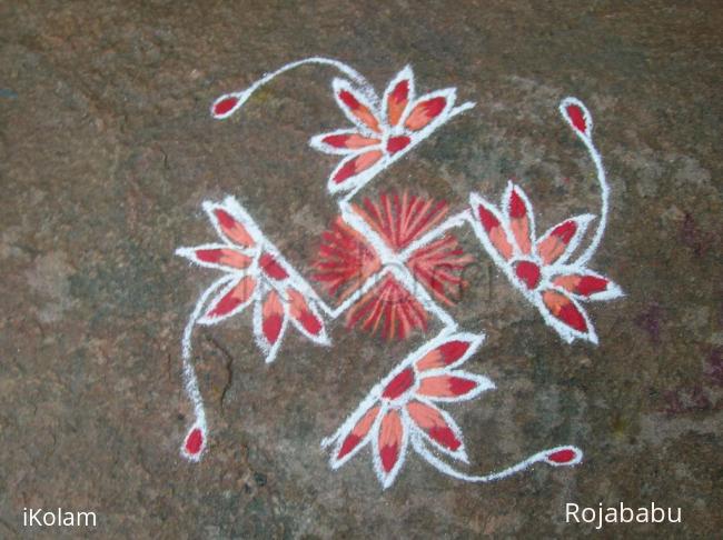 Rangoli: swastik4