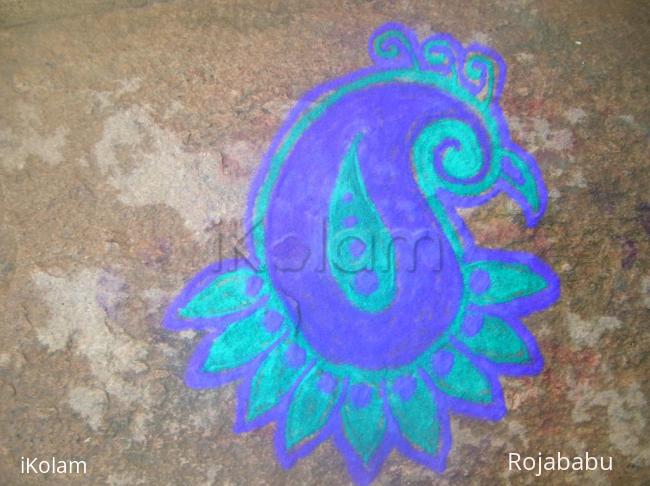 Rangoli: free hand rangoli