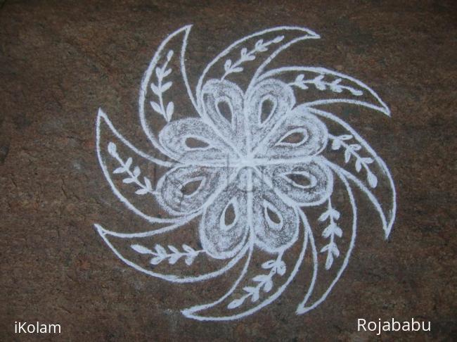 Rangoli: freehand rangoli